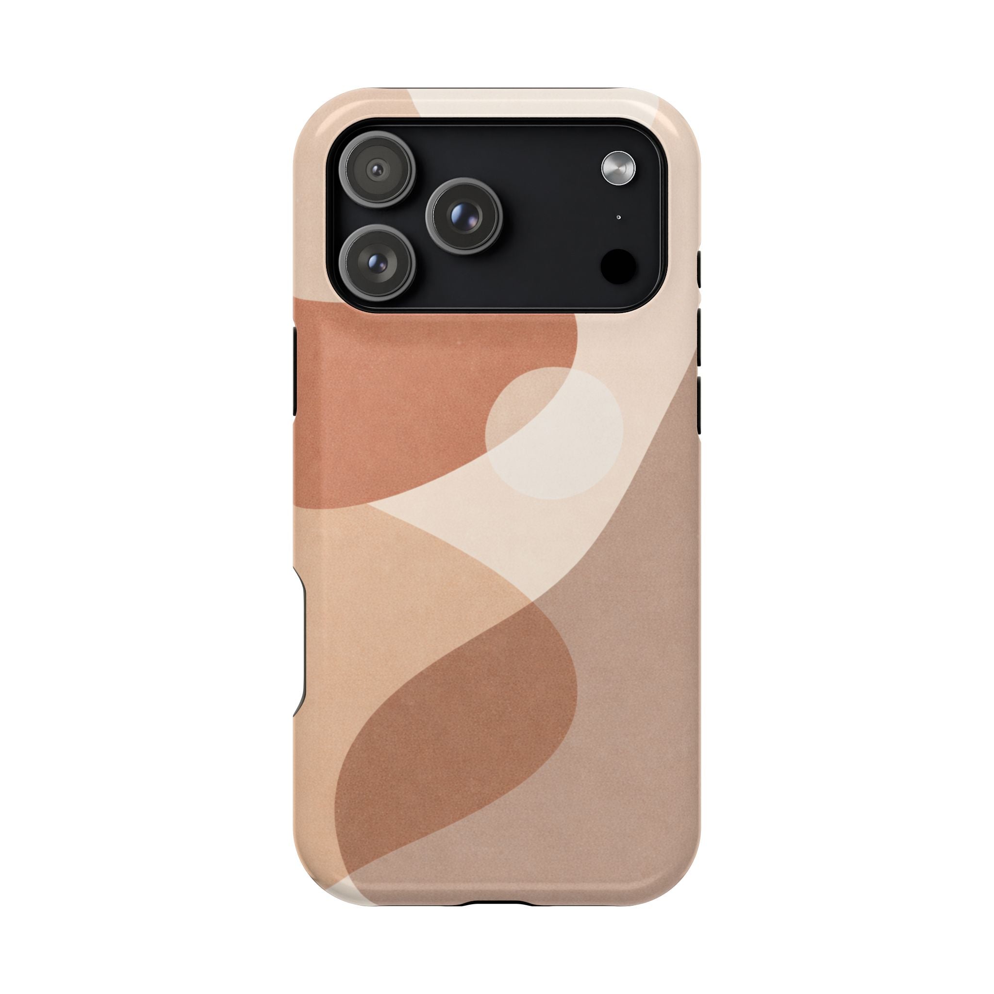 Abstract Earth-Tone Magnetic Impact Phone Case