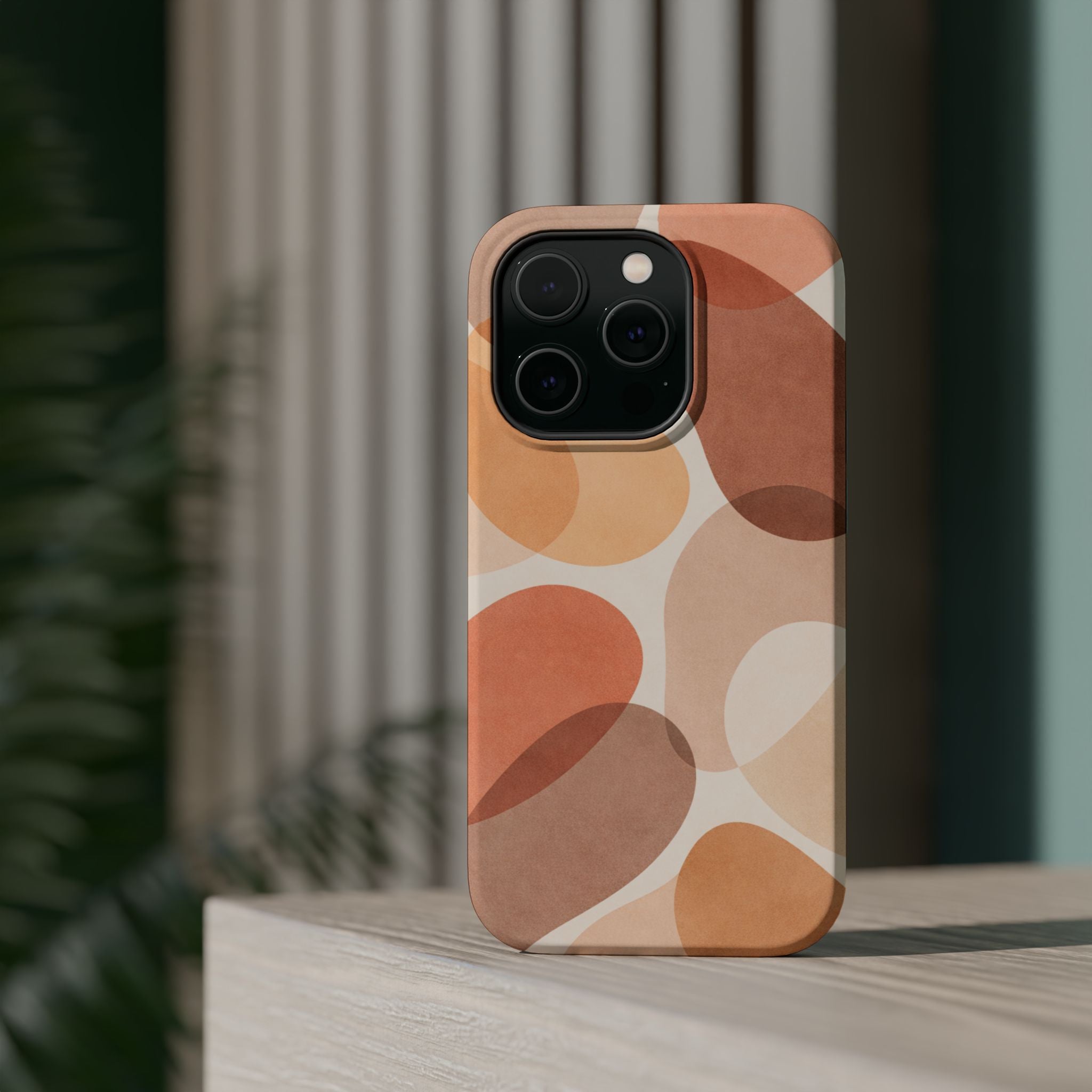 Abstract Terracotta Magnetic Impact Phone Case
