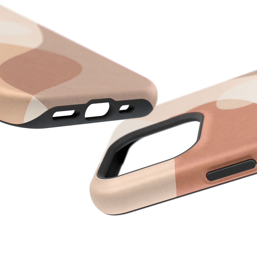 Abstract Earth-Tone Magnetic Impact Phone Case