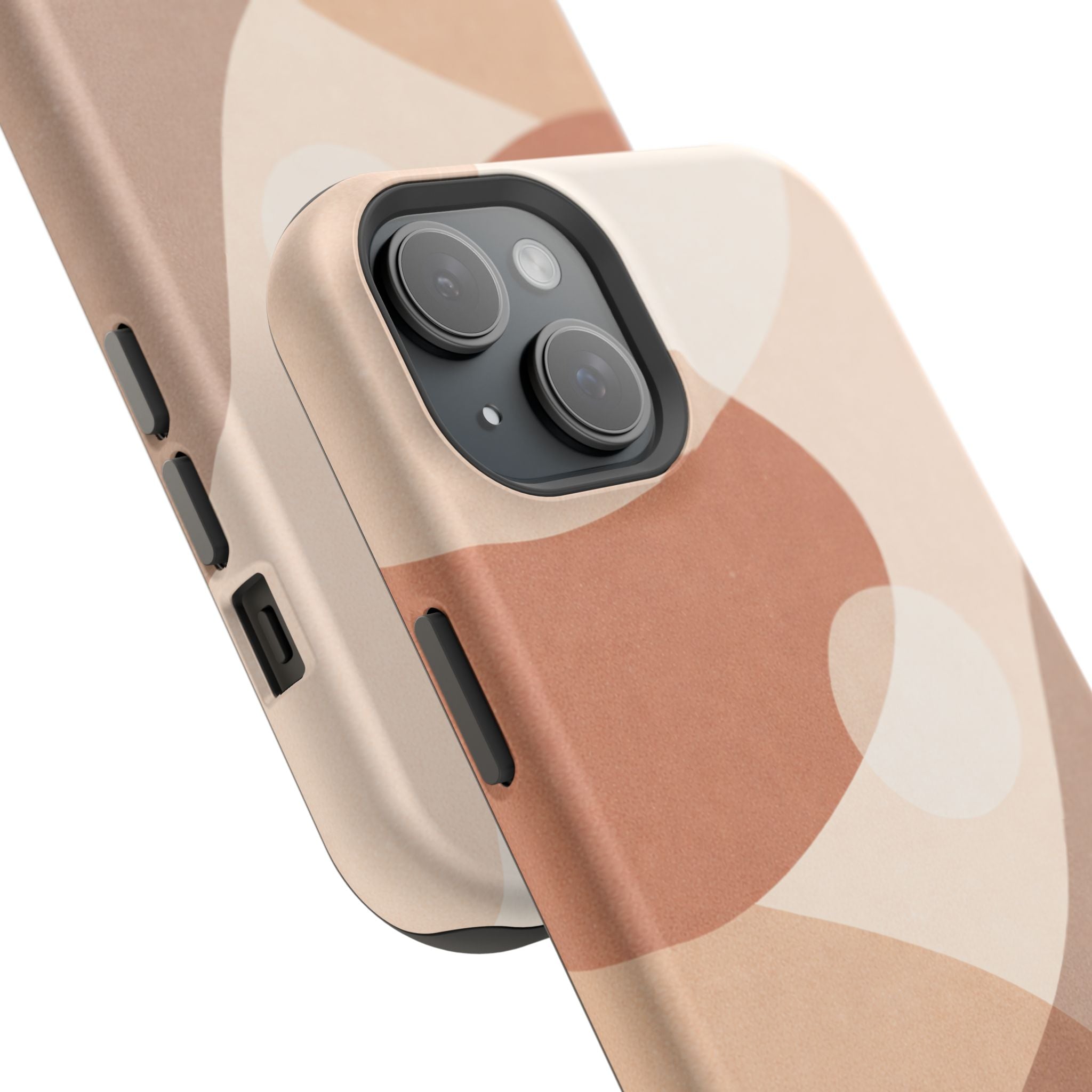 Abstract Earth-Tone Magnetic Impact Phone Case