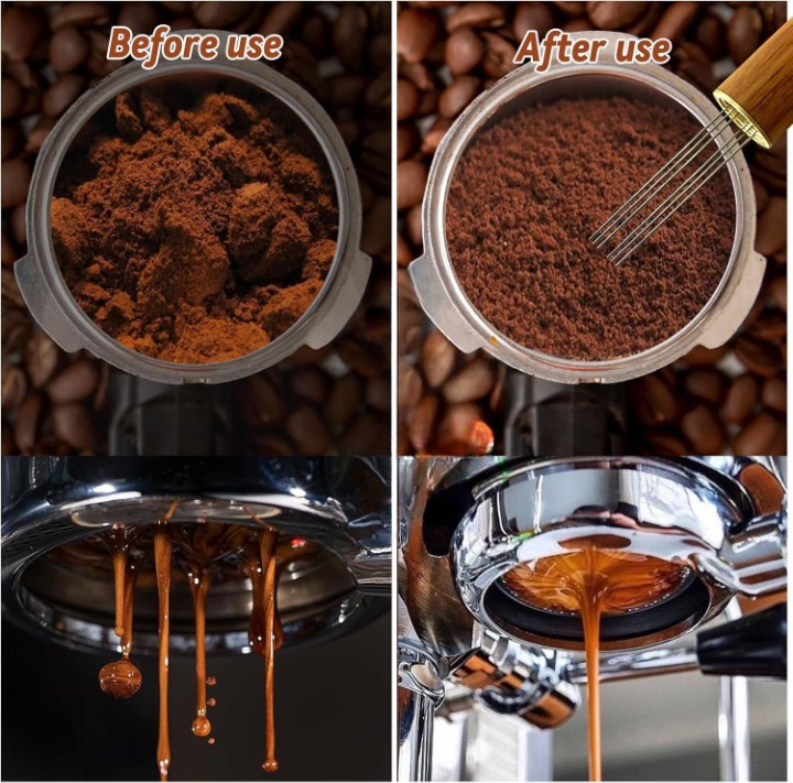 23 PCS Espresso Coffee Tamper Set – 51mm Coffee Tamper, Milk Frothing Pitcher, Barista Accessories Kit with Stirrer, Tamper Mat, Latte Art Tools & More